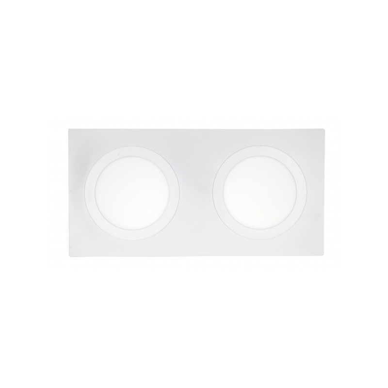 Plafón Seneca rectangular blanco LED 36W 4000K Fabrilamp